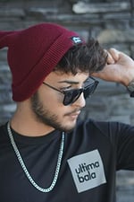Katlamalı Unisex Bere BORDO Tek Beden
