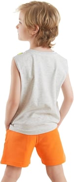 Kaykay Dino Erkek Çocuk T-shirt Şort Takım