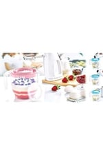Kaymaz Ayaklı Ölçekli Kapaklı Mikser Kabı, 2200 ml, Pembe