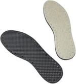 Keçe Tabanlık, Ayakkabı, Örgü Patik Tabanı Krem 39-40