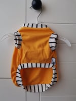 Kedi köpek kıyafetleri yazlık tshirt 2li set (Kırmızı sarı ıkılı t-shirt/L)