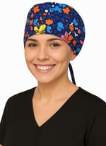 Kelebek Desenli Doktor Hemşire Aşçı Cerrahi Bone Hastane Bone Bandana M014