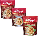 Kellogg’s 3’lü Granola Paketi,Çikolata Parçacıklı Fındık,Karışık Meyveli,Antep Fıstıklı Beyaz Çikolata