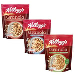 Kellogg’s 3’lü Granola Paketi,Çikolata Parçacıklı Fındık,Karışık Meyveli,Antep Fıstıklı Beyaz Çikolata