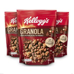 Kellogg's Çikolata Parçacıklı&Fındıklı Granola 340 Gr x 3 Adet,%44 Yulaf içerir,Lif Kaynağı