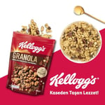 Kellogg's Çikolata Parçacıklı&Fındıklı Granola 340 Gr x 3 Adet,%44 Yulaf içerir,Lif Kaynağı