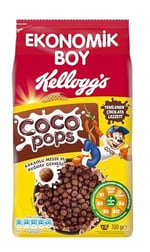 Kellogg's Coco Pops Çikolatalı Buğday ve Mısır Gevreği 700 gr, Lif, Demir ve 6 Vitamin Kaynağı, %100 Pancar Şekeri, D vitamini, Kalsiyum, Folik Asit ve Demir İçerir