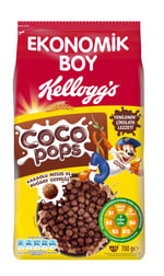 Kellogg's Coco Pops Çikolatalı Buğday ve Mısır Gevreği 700 gr, Lif, Demir ve 6 Vitamin Kaynağı, %100 Pancar Şekeri, D vitamini, Kalsiyum, Folik Asit ve Demir İçerir
