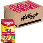 Kellogg's Coco Pops Çikolatalı Buğday ve Mısır Gevreği 700 Gr x12 Adet,Lif,Demir ve 7 Vitamin Kaynağı,%100 Pancar Şekeri,D vitamini,Kalsiyum,Folik Asit,Demir içerir,%40 Kakao içerir,Kahvaltılık Tahıl