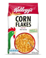 Kellogg's Corn Flakes Çıtır Altın Renginde Kahvaltılık Mısır Gevreği 400 Gr,Lif Kaynağı,Demir ve 6 Vitamin içerir,Folik Asit içerir