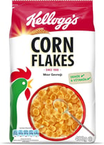 Kellogg's Corn Flakes Çıtır Altın Renginde Kahvaltılık Mısır Gevreği 400 Gr,Lif Kaynağı,Demir ve 6 Vitamin içerir,Folik Asit içerir