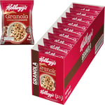 Kellogg's Granola Çikolata Parçacıklı ve Fındıklı 60 Gr x10 Adet,% 45 Yulaf içerir,Lif Kaynağı,%11 Belçika Çikolata Parçaları,Antioksidan içerir,Kahvaltılık Gevrek,Müsli,Atıştırmalık