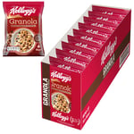 Kellogg's Granola Çikolata Parçacıklı ve Fındıklı 60 Gr x10 Adet,% 45 Yulaf içerir,Lif Kaynağı,%11 Belçika Çikolata Parçaları,Antioksidan içerir,Kahvaltılık Gevrek,Müsli,Atıştırmalık