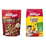Kellogg's Granola Çikolata Parçacıklı ve Fındıklı 340 Gr & Coco Pops Çikolatalı Buğday ve Mısır Gevreği 450 Gr