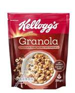 Kellogg's Granola Çikolata Parçacıklı ve Fındıklı 250 Gr,%45 Yulaf içerir,Lif Kaynağı, Belçika Çikolata Parçaları,Antioksidan içerir,Kahvaltılık Gevrek,Müsli
