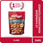 Kellogg's Granola Klasik 340 gr,%56 Yulaf içerir,Lif Kaynağı,Antioksidan içerir,Tahıl Gevreği,Kahvaltılık Müsli,Atıştırmalık