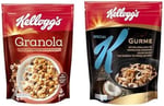 Kellogg's kahvaltılık gevrek seti (Granola çikolatalı & fındıklı ve Special K hindistan cevizli & çikolatalı, 340 g ve 300 g)