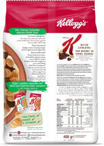 Kellogg's Special K Bitter Çikolatalı Kahvaltılık Tam Buğday ve Pirinç Gevreği 400 Gr,Tam Tahıllı,Lif Kaynağı,Demir ve 6 Vitamin Kaynağı,Folik Asit ve Minarel içerir,En Az %42 Kakao Kitlesi içerir
