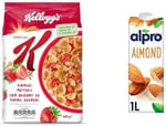 Kellogg's Special K Kırmızı Meyveli Kahvaltılık Tam Buğday ve Pirinç Gevreği 400 Gr & Alpro Badem Bitki Bazlı İçecek 1 L