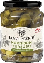 KEMAL KÜKRER Kornişon Turşu Salatalık Cam Kavanoz 350 gr