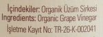 Kemal Kükrer Organik Üzüm Sirkesi 500 ml