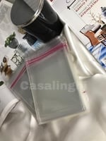 Kendinden Yapışkanlı Jelatin Poşet Bantlı Şeffaf Opp Torba Paket 10x15 cm (Kapak Payı Dahil) - 50 Adet