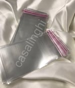 Kendinden Yapışkanlı Jelatin Poşet Bantlı Şeffaf Opp Torba Paket Gift Pack 50li (10x25)