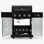 Kenmore Gazlı Barbekü 4 Ocaklı Siyah