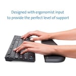 Kensington Ergosoft - Ince Klavyeler Için Bilek Desteği, Siyah