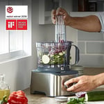 Kenwood Multi Pro Compact Mutfak Robotu FDM316SS - 800 Watt Dayanıklı Motor, 2,1 Lt Mutfak Robotu ve 3 Çelik Disk, 1,2 Lt Cam Smoothie Blender, Entegre Dijital Tartı, Cam Doğrayıcı, Narenciye Sıkacağı