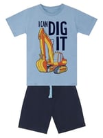 Kepçe İşte Erkek Çocuk T-shirt Şort Takım