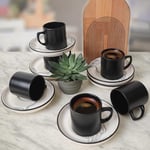 Keramika Shade Flowers Nordic Kahve Takımı 12 Parça 6 Kişilik 21848