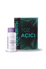 Keratinli Gri Toz Açıcı, Oksidan Kremli Set - Yakmadan Saç Rengi Ve Boya Açıcı Set (30G,60ML=90GR)