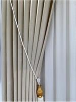Keten Kumaş Ağır Gramajlı 1/1 Pilesiz Kırışmaz Ütü İstemez Kumaş (İthal Kumaş Versiyon) Bej 450 X 270