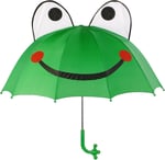 Kidorable Blue Space Hero Regenschirm für Jungen mit lustigem Alien-Griff, Pop-Up-Raumschiff, Astronaut