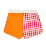 Kietla Tartan Red UPF50+, UV Korumalı ve Sensörlü, Turuncu ve Pembe Renkli, Hızlı Kuruyan Deniz ve Havuz Çocuk Yüzme Şortu - Seçenekler: 2-4 Yıl, 4-6 Yıl, 6-8 Yıl