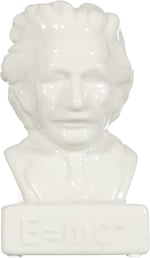 Kikkerland Kik-Pb16 Kumbara- Kafatasi, Siyah - Seçenekler: Kafatası, Einstein, Vintage