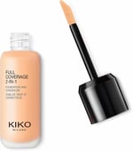 Kiko Milano Fondöten & Kapatıcı-Full Coverage 2-in-1 Foundation & Concealer-25 Warm Beige-Mat Saten Bitişli