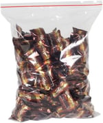 Kilitli Torba 100'lü(Tüm Ebatlar) Kilitli Buzdolabı Poşeti Şeffaf Naylon Torba Kilitli Saklama Poşeti (15x18 cm)