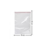 Kilitli Torba 19x25 Cm 50'li Kilitli Buzdolabı Poşeti Şeffaf Naylon Torba Kilitli Saklama Poşeti