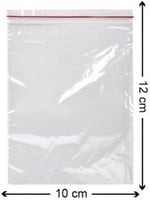 Kilitli Torba Şeffaf Kilitli Poşet Tüm Ebatlar 100'lü (10x12 cm)