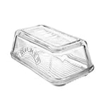 Kilner Cam Tereyağı Tabağı 250 g Kapasiteli Dayanıklı BPA İçermez Tereyağını Daha Uzun Sürdürülebilir Tutar Buzdolabı ve Masa Üstü Kullanımı için Bulaşık Makinesi Güvenli Sürdürülebilir Cam Depolama