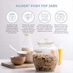 Kilner Evrensel saklama kabı, şeffaf, 4 litre
