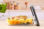 Kilner Fresh Storage 1,5 litre | hava geçirmez saklama kabı, borosilikat cam | mikrodalga fırına uygun | sızdırmaz kapak, vakum contalı | gıda saklama kutusu | istiflenebilir