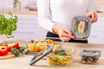 Kilner Fresh Storage 1,5 litre | hava geçirmez saklama kabı, borosilikat cam | mikrodalga fırına uygun | sızdırmaz kapak, vakum contalı | gıda saklama kutusu | istiflenebilir
