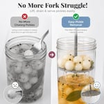 Kilner Kaldırıcılı Turşu Kavanozu 1 Litre