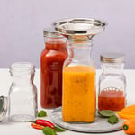 Kilner Sosluk veya meyve suyu için cam şişe, 1 litre kapasite