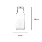 Kilner Sosluk veya meyve suyu için cam şişe, 1 litre kapasite