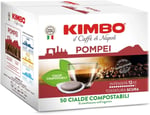 Kimbo Cialde Pompei Yassı Pod Uyumlu Kapsül Kahve (50’li Kutuda)
