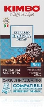 Kimbo Decaf Nespresso Uyumlu Kapsül Kahve (Alüminyum) (10’lu Kutuda)